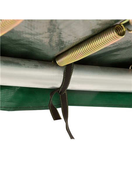 HOMCOM 12FT Replacement Trampoline Pad Thick Foam Safety Φ366cm Spring Cover Bounce Padding - Green