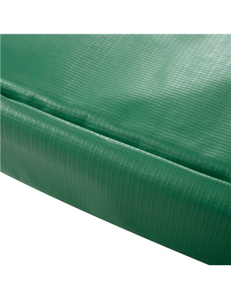 HOMCOM 12FT Replacement Trampoline Pad Thick Foam Safety Φ366cm Spring Cover Bounce Padding - Green