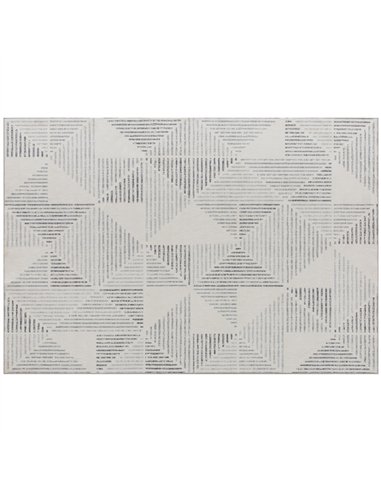 HOMCOM Modern Area Rug, Geometric Pattern Non-Slip Washable Rug, Soft Floor Carpet for Living Room, Bedroom, Dining Room, Home O