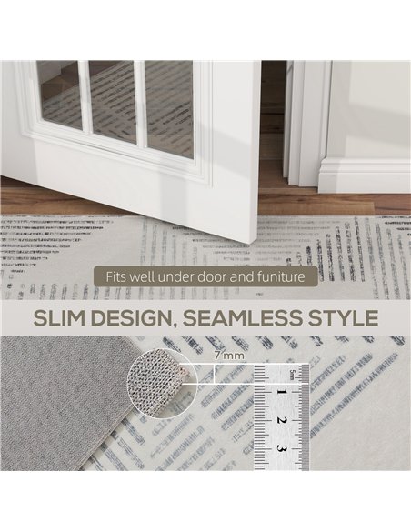 HOMCOM Modern Area Rug, Geometric Pattern Non-Slip Washable Rug, Soft Floor Carpet for Living Room, Bedroom, Dining Room, Home O