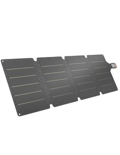HOMCOM 36W Foldable Solar Panel, Portable Solar Charger Type-C to USB-A Charging Port, Power Supply for Outdoor
