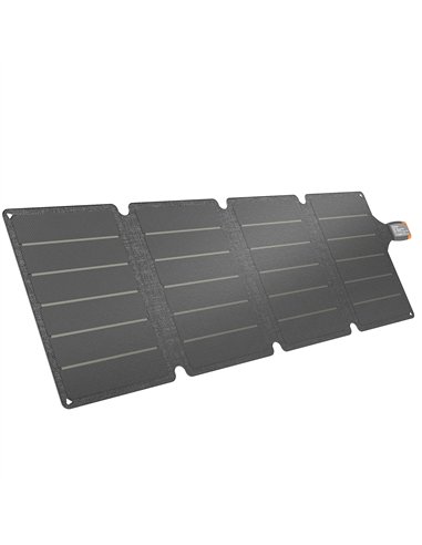 HOMCOM 36W Foldable Solar Panel, Portable Solar Charger Type-C to USB-A Charging Port, Power Supply for Outdoor
