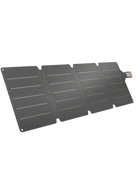 HOMCOM 36W Foldable Solar Panel, Portable Solar Charger Type-C to USB-A Charging Port, Power Supply for Outdoor