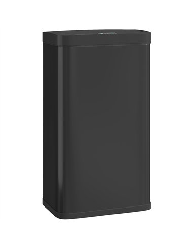 HOMCOM 45L Kitchen Sensor Bin - Black