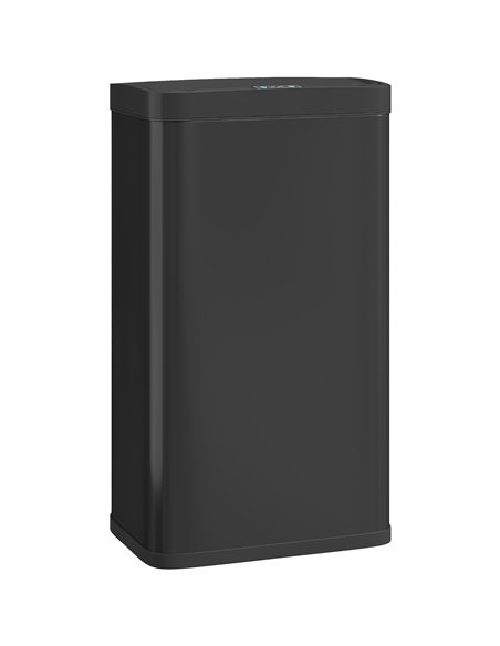 HOMCOM 45L Kitchen Sensor Bin - Black