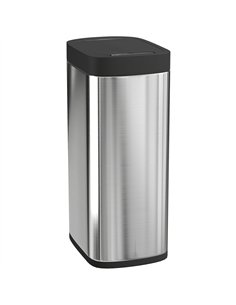 HOMCOM 50L Sensor Bin, Automatic Kitchen Bin, Manual Override, Battery Operated, Inner-Bucket-Free, for Kitchen, Bedroom