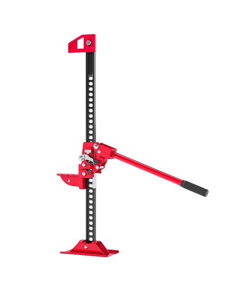 HOMCOM 3 Tonne Farm Jack, 33" High Lift Jack for 4x4 Tractors Trucks Agricultural Lifting, Red