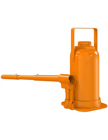 HOMCOM 12 Tonne Hydraulic Bottle Jack with 19-37 cm Lifting Range, Heavy Duty Portable Compact Car Jack Lift with Saddle and 3 S