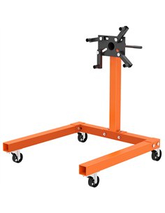 HOMCOM Engine Stand, 570 kg Rotating Engine Stand with 360 Degree Adjustable Head, 4 Mounting Arms, Heavy Duty Steel Support, Un