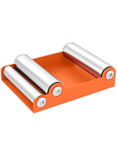 HOMCOM Motorcycle Wheel Cleaning Roller Stand with Steel Frame, Aluminium Rollers, Motorcycle Maintenance Stand for Tyre Cleanin