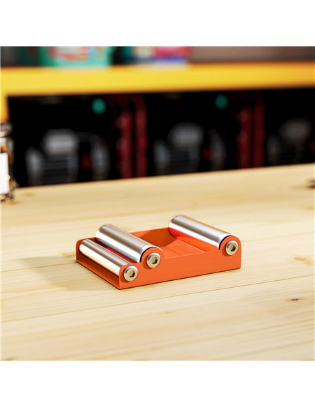 HOMCOM Motorcycle Wheel Cleaning Roller Stand with Steel Frame, Aluminium Rollers, Motorcycle Maintenance Stand for Tyre Cleanin