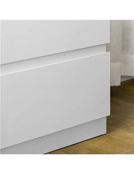 HOMCOM Chest of Three Drawers - White