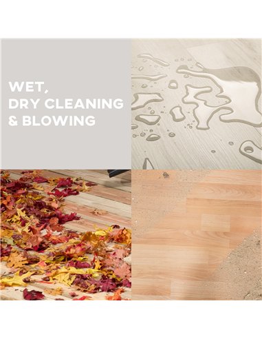 HOMCOM Wet and Dry Vacuum Cleaner, 1200W 20L Wet & Dry Vacuum Cleaner w/ Blower, Triple Filters for Workshop, Home, Carpet