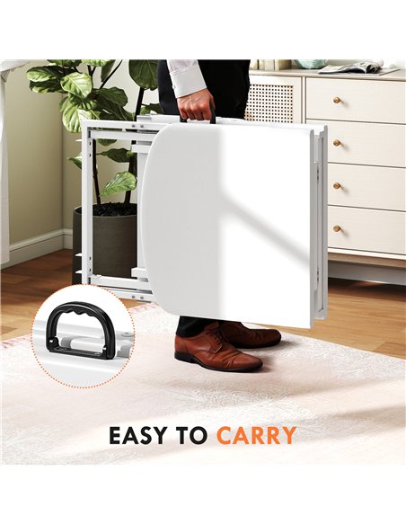 HOMCOM Portable Massage Table, 3 Section Adjustable Beauty Bed, Foldable Massage Bed with Face Hole, Recliner Chair with Removab