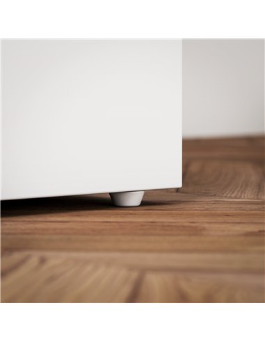 HOMCOM Computer Desk, Home Office Desk, Writing Table, PC Workstation with 3 Storage Shelves and 3 Drawers for Working, Study, 1