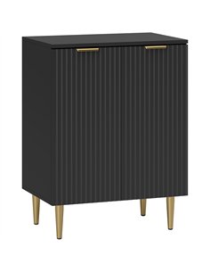 HOMCOM Adjustable Shelf Sideboard - Black