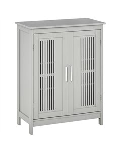 kleankin Modern Bathroom Floor Cabinet - Grey
