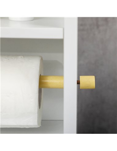 kleankin Multi-Storage Narrow Bathroom Cabinet - White