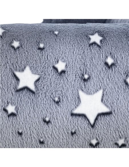 AIYAPLAY Kids Armchair, Glow in the Dark Chair with Star Design for Bedroom, Playroom, Kids Room, Grey