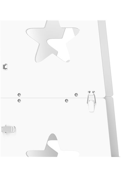 AIYAPLAY 2-in-1 Toddler Step Stool with Safety Rail for Kitchen, Bathroom, White