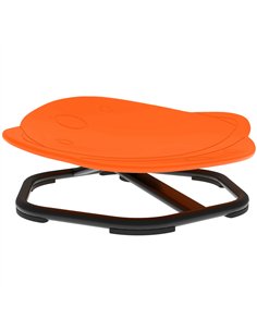 AIYAPLAY Planet-Shaped-kids Swivel Chair, Sensory Spinning Chair for Balance, Coordination Training, Orange