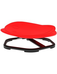 AIYAPLAY Planet-Shaped-kids Swivel Chair, Sensory Spinning Chair for Balance, Coordination Training, Red
