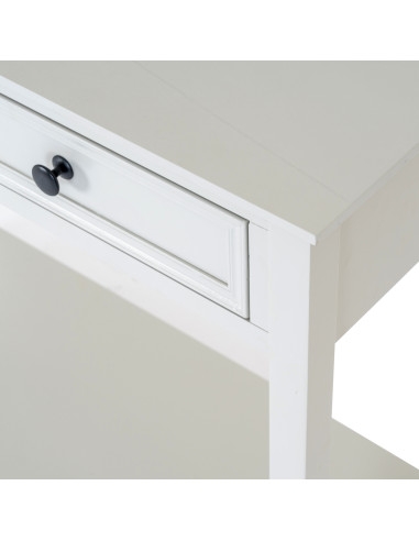 High-quality metal and wood construction of Hill Interiors SKU 24340 Belmont Collection 2 Drawer Console, detailed view for UK