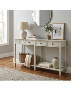 Buy Hill Interiors 24341 Belmont Collection 4 Drawer Console online in UK with fast delivery from FastDaddy UK, your furniture 2