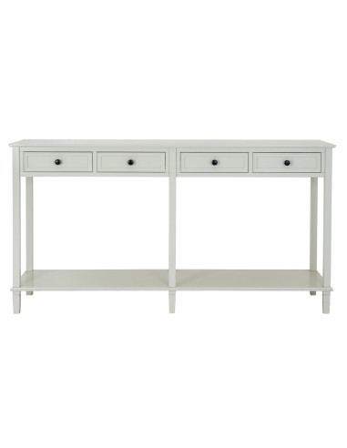 Affordable industrial style furniture Hill Interiors Belmont Collection 4 Drawer Console 24341 for modern home decor, free ship