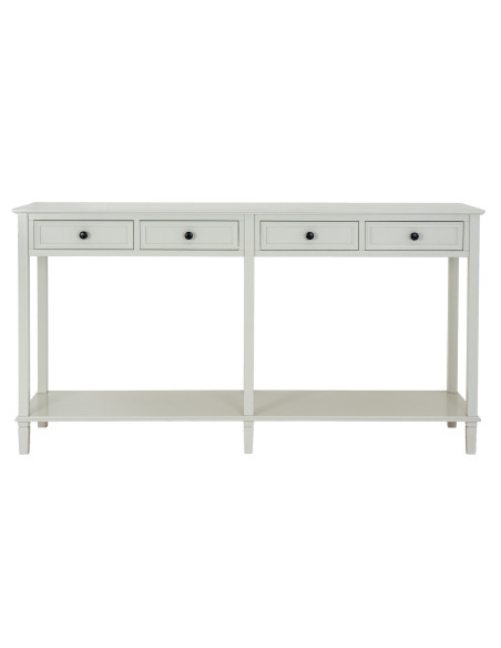 Affordable industrial style furniture Hill Interiors Belmont Collection 4 Drawer Console 24341 for modern home decor, free ship