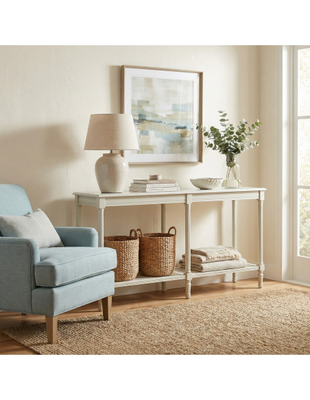 Hill Interiors Belmont Rattan Collection Large Console 24348 - Authentic Hill Interiors furniture directly from FastDaddy UK. E