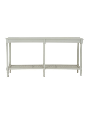 Affordable industrial style furniture Hill Interiors Belmont Rattan Collection Large Console 24348 for modern home decor, free