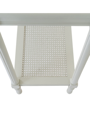 High-quality metal and wood construction of Hill Interiors SKU 24348 Belmont Rattan Collection Large Console, detailed view for