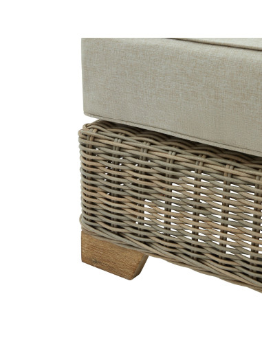 Affordable industrial style furniture Hill Interiors Capri Collection Outdoor Foot Stool 22954 for modern home decor, free ship