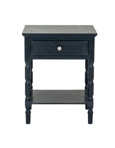 Affordable industrial style furniture Hill Interiors Contour Collection 1 Drawer Side Table 24327 for modern home decor, free s