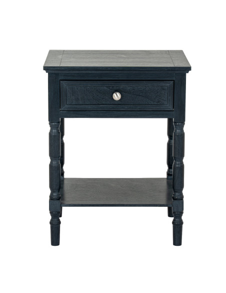 Affordable industrial style furniture Hill Interiors Contour Collection 1 Drawer Side Table 24327 for modern home decor, free s