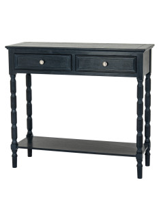 Affordable industrial style furniture Hill Interiors Contour Collection 2 Drawer Console 24328 for modern home decor, free ship