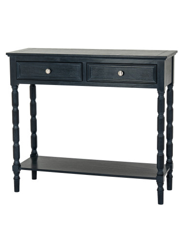 Affordable industrial style furniture Hill Interiors Contour Collection 2 Drawer Console 24328 for modern home decor, free ship