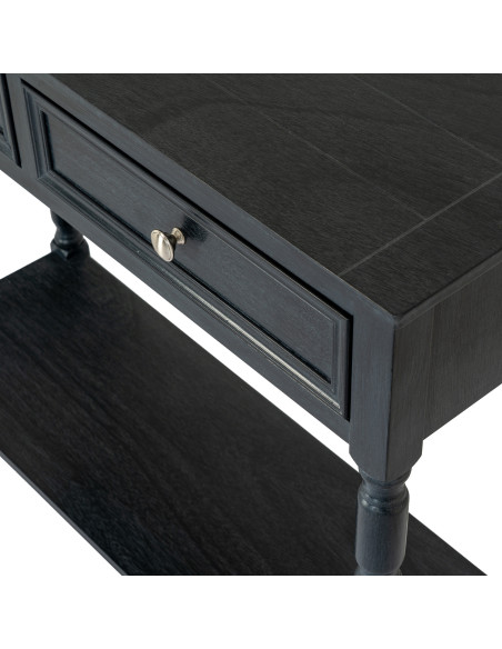 Full dimensions and specifications of Hill Interiors Contour Collection 2 Drawer Console 24328: Height 80.00cm, Width 90.00cm,