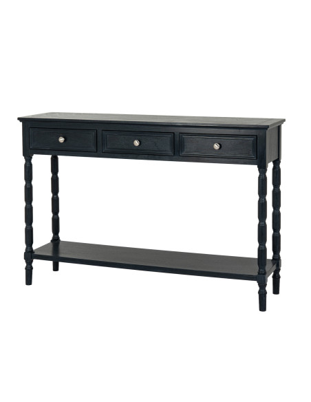 Affordable industrial style furniture Hill Interiors Contour Collection 3 Drawer Console 24329 for modern home decor, free ship