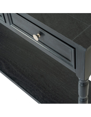 Full dimensions and specifications of Hill Interiors Contour Collection 3 Drawer Console 24329: Height 80.00cm, Width 120.00cm,