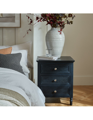 Hill Interiors Contour Collection 3 Drawer Side Table 24331 - Authentic Hill Interiors furniture directly from FastDaddy UK. Ex