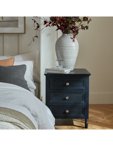 Hill Interiors Contour Collection 3 Drawer Side Table 24331 - Authentic Hill Interiors furniture directly from FastDaddy UK. Ex