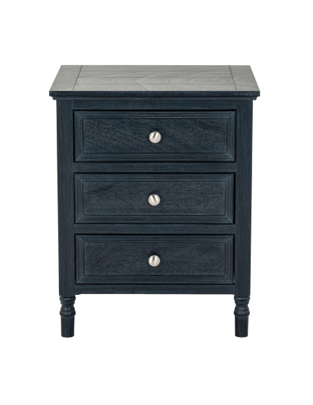 Affordable industrial style furniture Hill Interiors Contour Collection 3 Drawer Side Table 24331 for modern home decor, free s