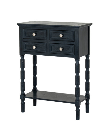 Buy Hill Interiors 24330 Contour Collection 4 Drawer Side Table online in UK with fast delivery from FastDaddy UK, your furnitu