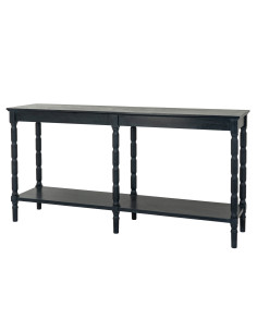 Affordable industrial style furniture Hill Interiors Contour Collection Large Console 24335 for modern home decor, free shippin