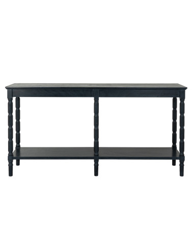 High-quality metal and wood construction of Hill Interiors SKU 24335 Contour Collection Large Console, detailed view for UK cus