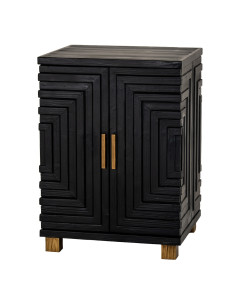Buy Hill Interiors 24562 Lennox Black 2 Door Small Sideboard online in UK with fast delivery from FastDaddy UK, your furniture