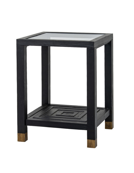 Buy Hill Interiors 24566 Lennox Black Side Table online in UK with fast delivery from FastDaddy UK, your furniture expert.