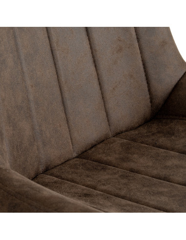 Affordable industrial style furniture Hill Interiors Malmo Coffee Swivel Dining Chair 24378 for modern home decor, free shippin